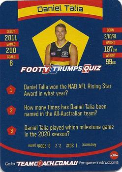 2021 Team Coach AFL #4 Daniel Talia Back